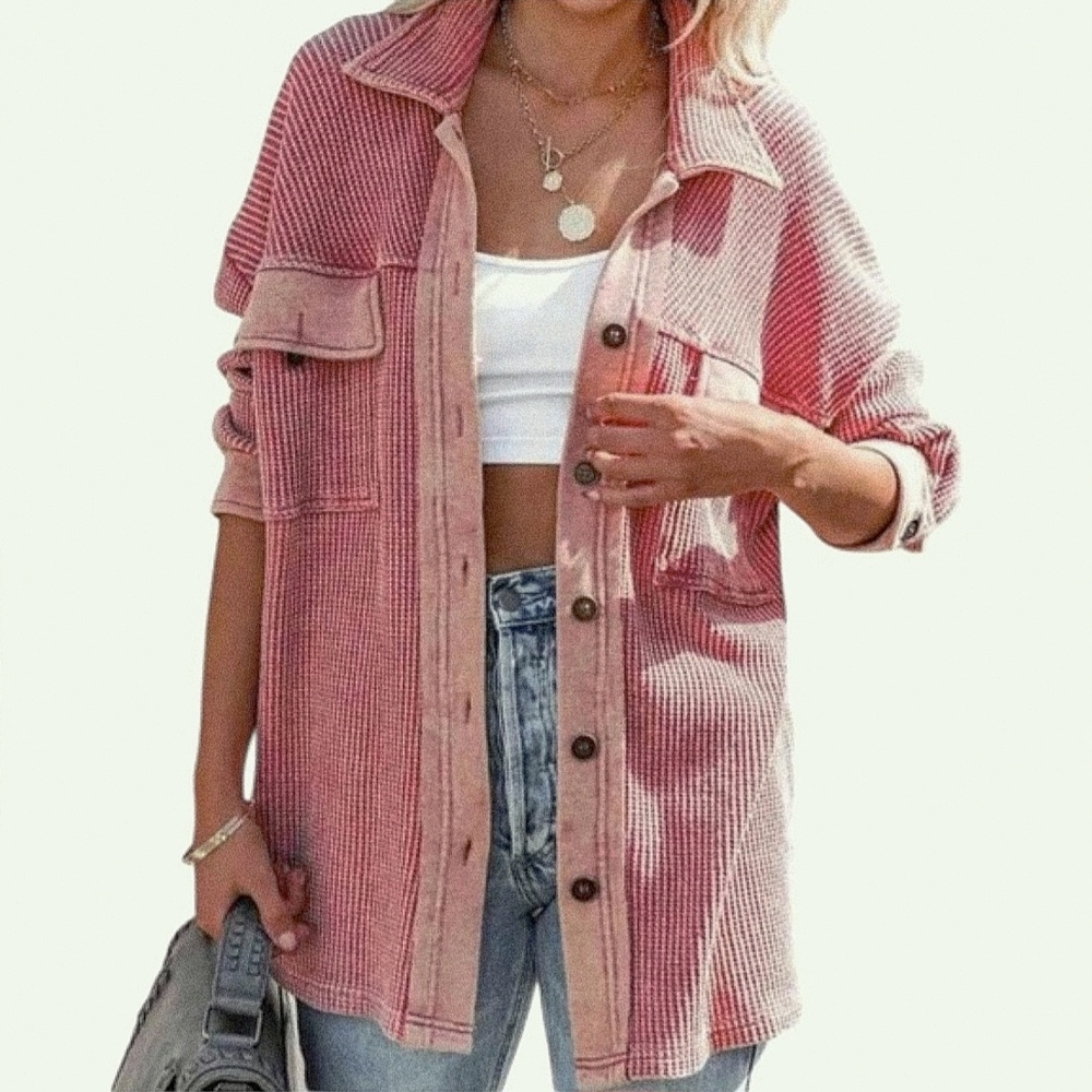 Entro Pink Button Down Shirt